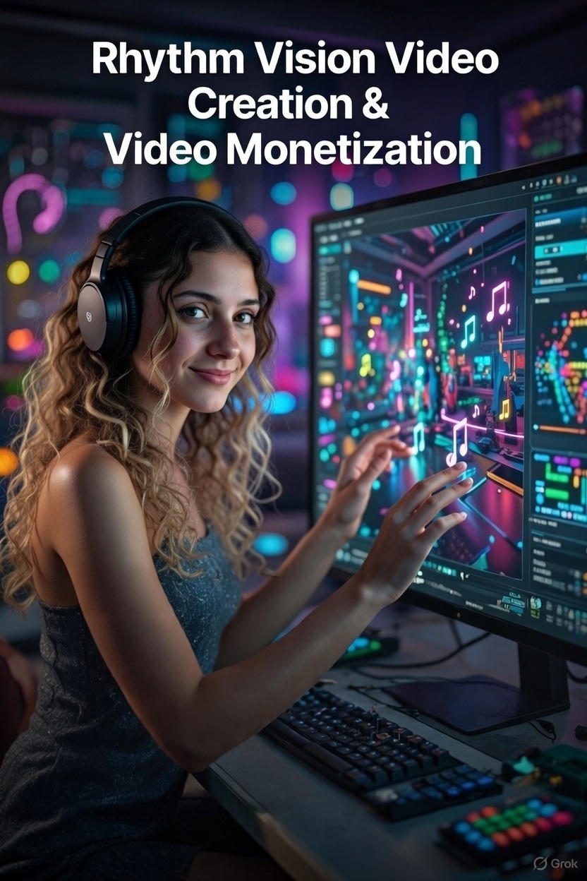 Rhythm Vision AI Music Video Creator and Video Sales